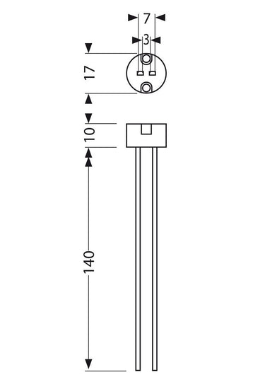 Portalampada mr16 ceramica per faretto attacco gu5.3 Altre Accessori